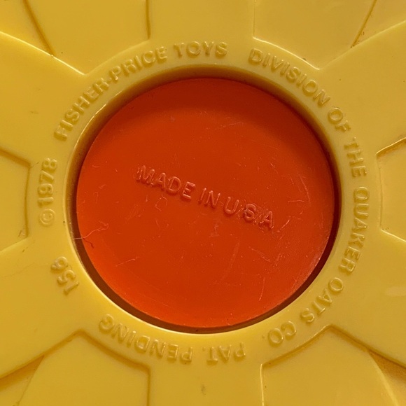 Fisher Price Quaker Oats Turn and Learn #156 Vintage Busy Box Infant Toy 1978 - Picture 7 of 9